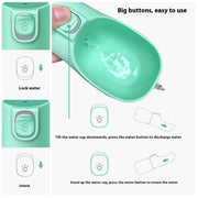 Garrafa de água portátil para Pets