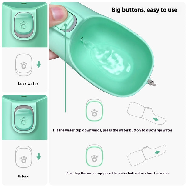 Garrafa de água portátil para Pets