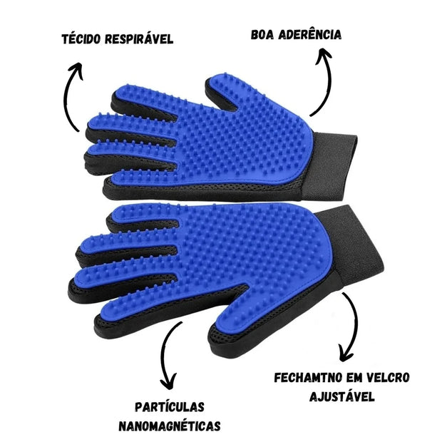 Luva Magnética removedora de pelos (Produto no Brasil!)