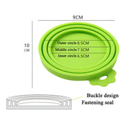 Tampas de Silicone para Latas de Ração