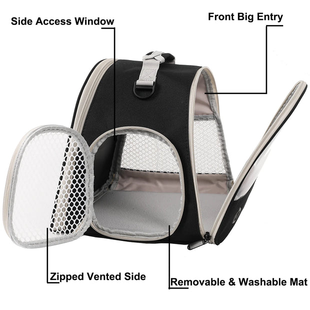 Bag transparente para transporte de Pequenos Animais