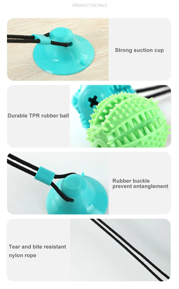Brinquedo Interativo de Borracha para Cães