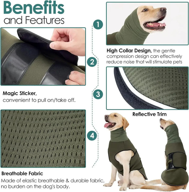 Colete antiansiedade para cães (Thundershirt)