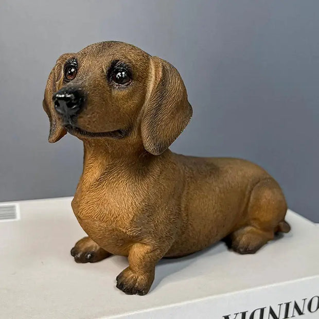 Estátua de Cachorro Dachshund