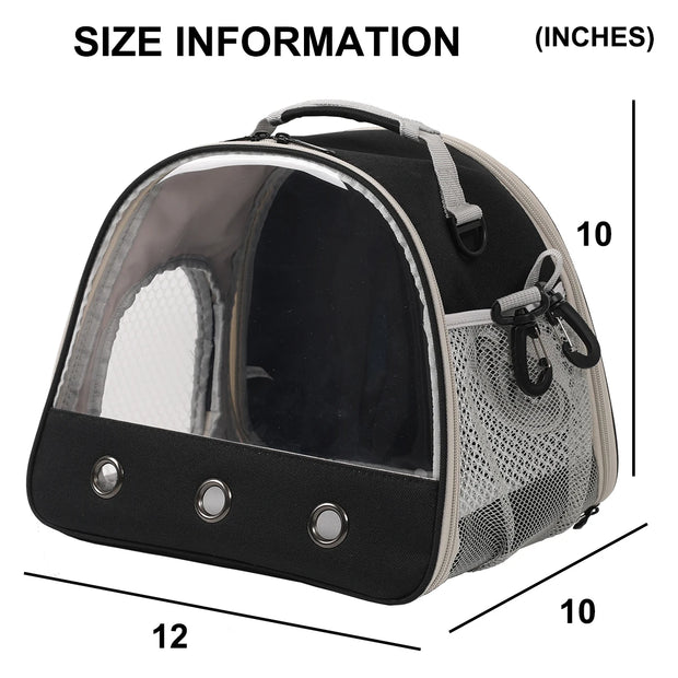 Bag transparente para transporte de Pequenos Animais