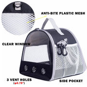 Bag transparente para transporte de Pequenos Animais