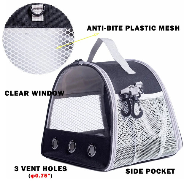 Bag transparente para transporte de Pequenos Animais