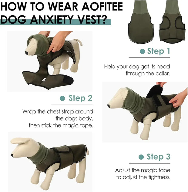 Colete antiansiedade para cães (Thundershirt)