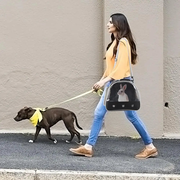 Bag transparente para transporte de Pequenos Animais