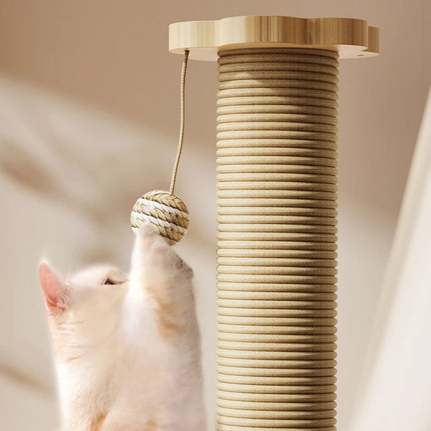 Arranhador para gatos com brinquedos