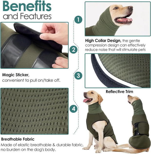 Colete antiansiedade para cães (Thundershirt)