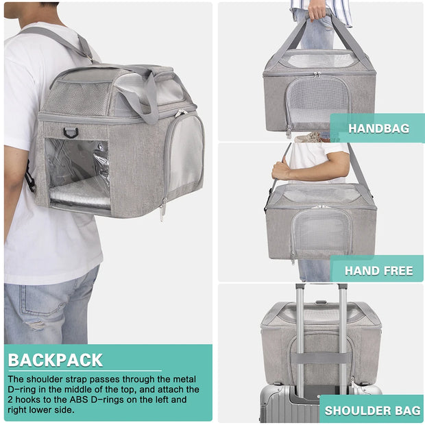 Bolsa/ caixa de transporte para animais
