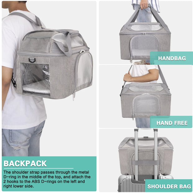 Bolsa/ caixa de transporte para animais