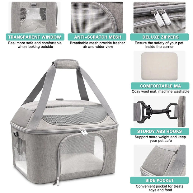 Bolsa/ caixa de transporte para animais